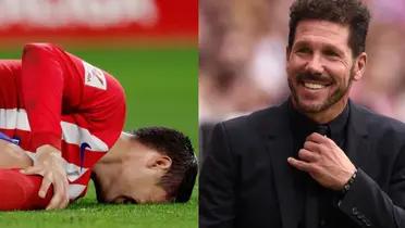 Simeone is relieved.