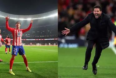 Simeone was very happy.