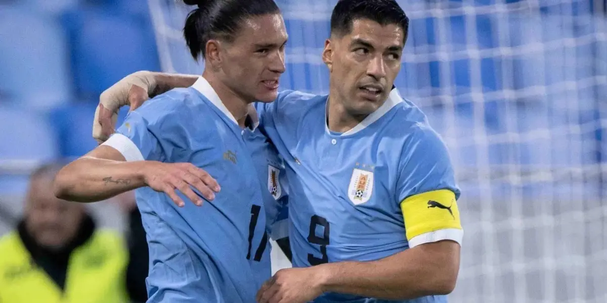 Suarez and Nunez are teammates in Uruguay
