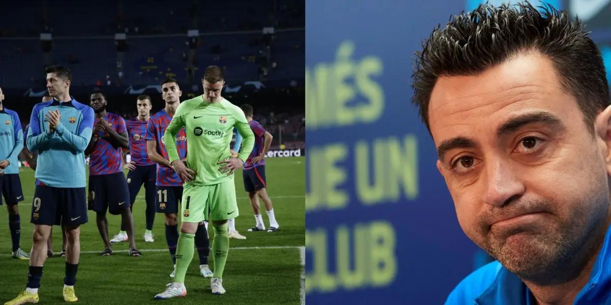 Xavi is sad.