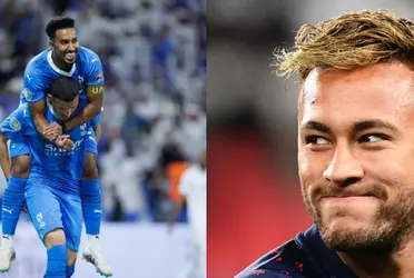 The forward had to fly to Brazil and was not in the victory against Al-Okhdood Club.