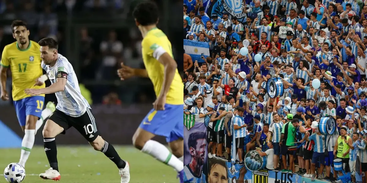 The start of the match was delayed for several minutes and even Messi returned to the dressing room.